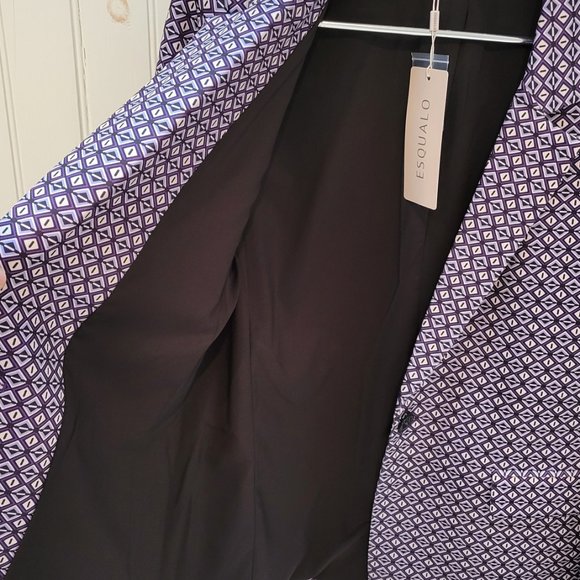 Mod Geometric Esqualo Blazer - Picture 3 of 5